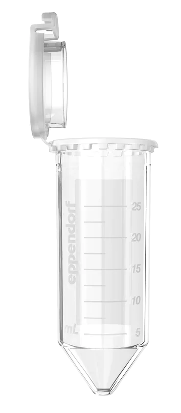 艾本德Eppendorf Conical Tubes 25 mL 帶鎖扣蓋 SnapTec?, 25 mL, 啟動套裝，4  個單離心管架，6  個轉(zhuǎn)子適配器，轉(zhuǎn)子孔可容納 50  mL 錐形管, P